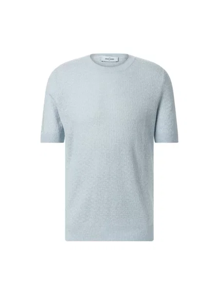 Dzianinowy sweter Gran Sasso niebieski