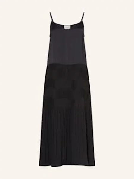 Claudie Pierlot Sukienka Z Mieszanki Materiałów schwarz czarna