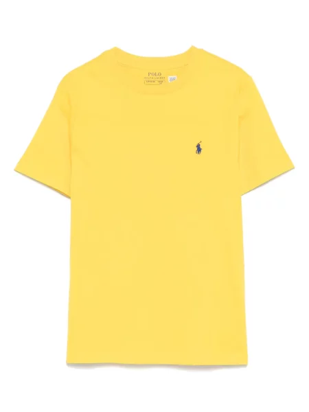 Koszulka polo dziecięca Polo Ralph Lauren żółta