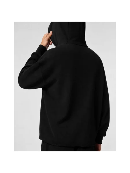 Bluza z kapturem Plein Sport z kapturem czarna