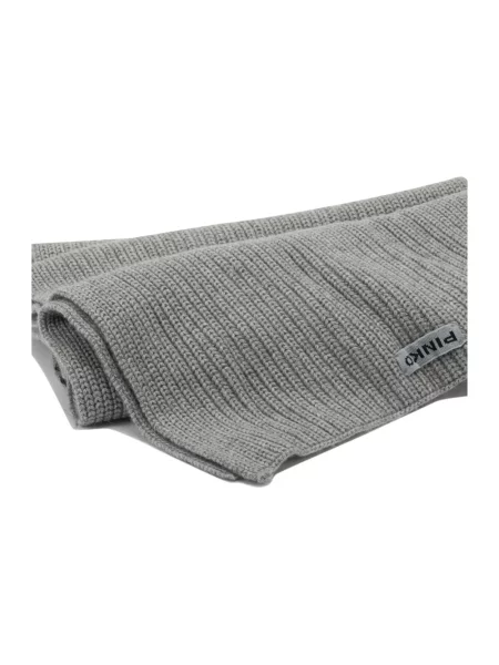 PINKO Akcesoria Kobieta ONE SIZE Szalik Słowenia Half English szary
