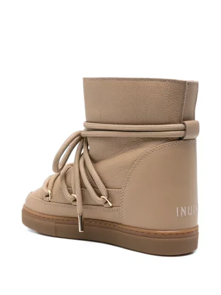 Botine Inuikii din piele cu pană