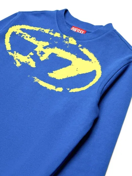 Bluza dziecięca Diesel niebieska