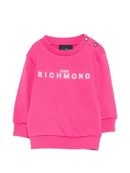 Sweter dziecięcy John Richmond różowy