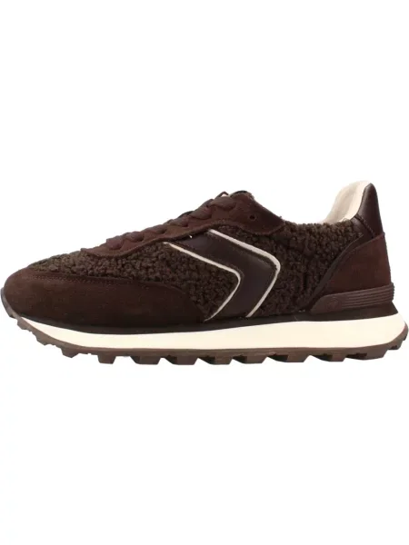 Sneakersy Verbenas skórzane brązowe