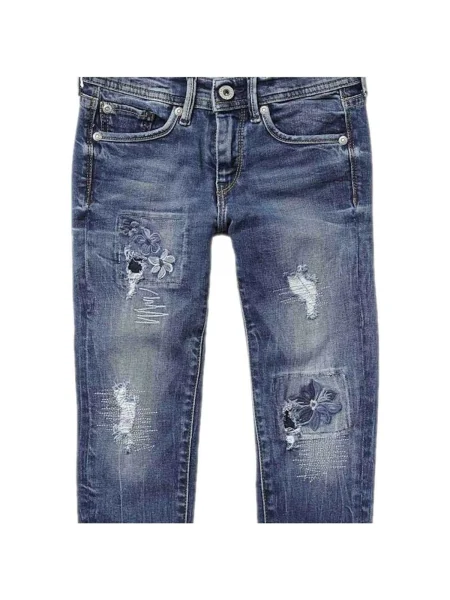 Blugi copii Pepe Jeans albastru