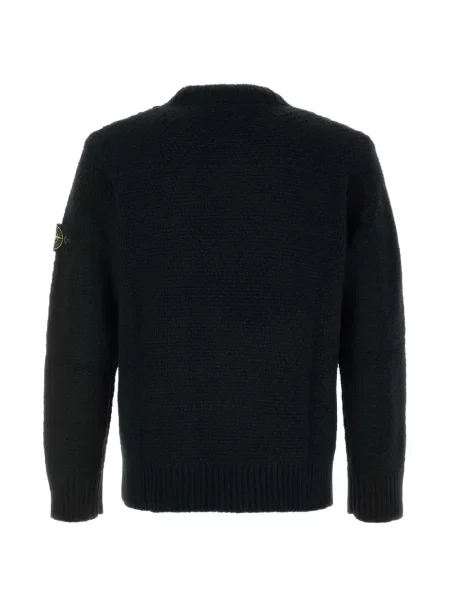 Pulover Stone Island cu strasuri negru