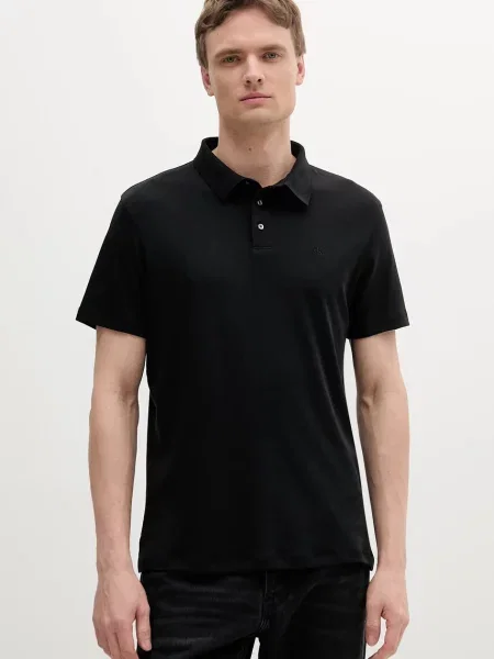 Polo tričko Calvin Klein černá