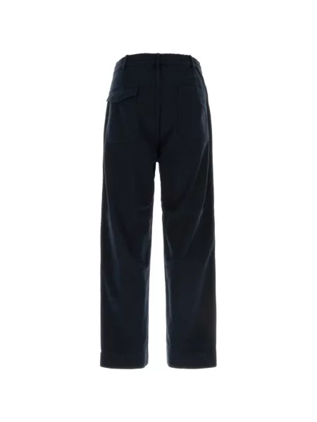 Pantaloni Nanamica din țesătură twill albastru