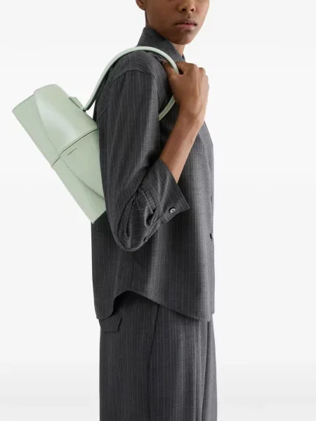 Geantă Jil Sander din piele albastru