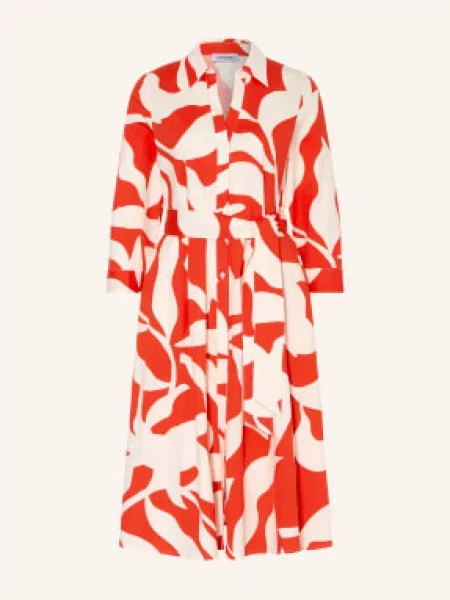 More & More Košilové Šaty červená bílá