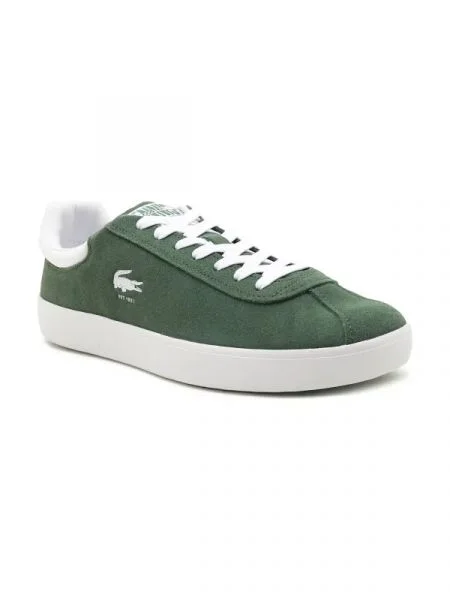Lacoste Bőr sneakers tornacipő Court zöld