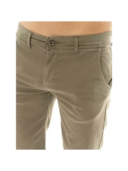 Pantaloni chino Leone 1947 verde