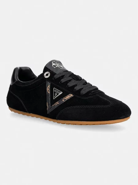 Guess RELLI sneakers pentru femei din piele întoarsă negru