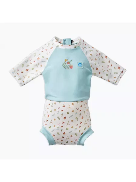 Kombinezon UPF dziecięcy Splash About Happy Nappy little acorns niebieski