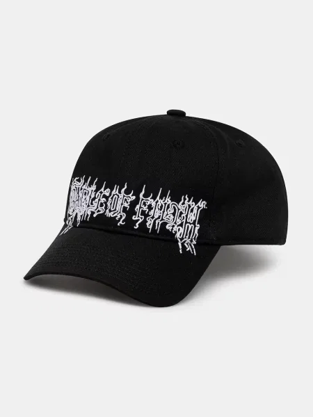 VETEMENTS czapka z daszkiem Cof czarny