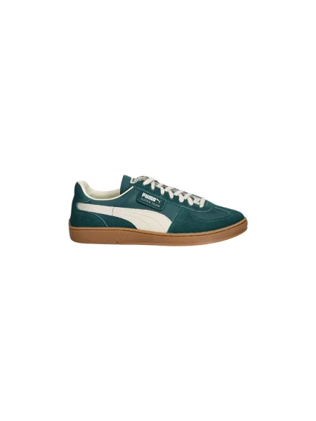 Sneakersy Puma skórzane zielone