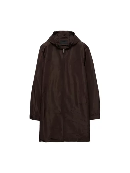 Parka Prada brązowa