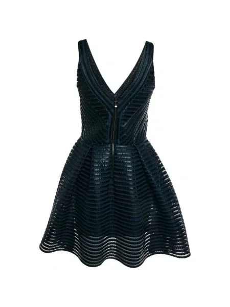 Rochie Maje cu dungi plasă albastru