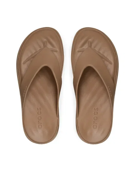 Platform talpú vietnámi papucs Crocs barna