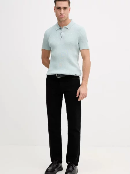 Однотонное поло Joop! бирюзовый