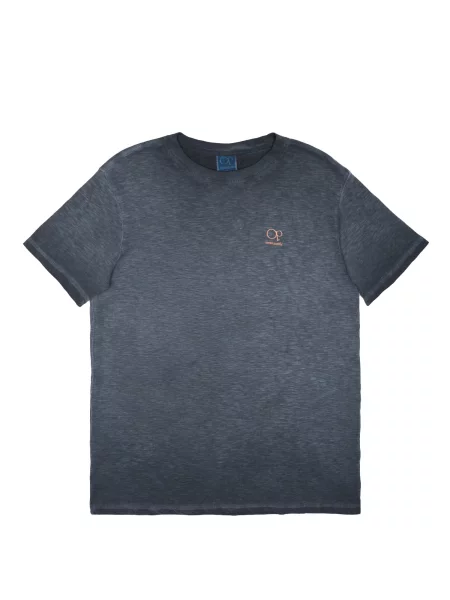 Ocean Pacific Tricou Merimbula gri bazalt / portocaliu / roz deschis alb