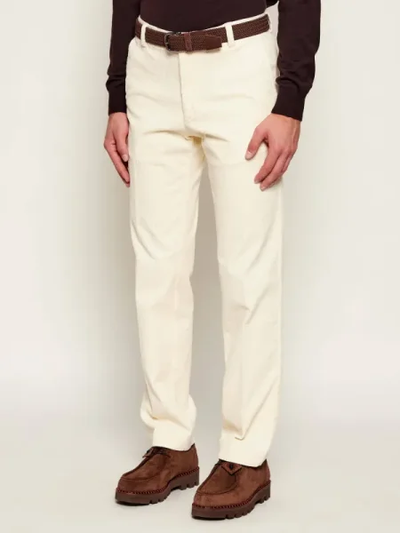 BOSS BLACK Pantaloni C-Kent | Straight fit | catifea reiată negru