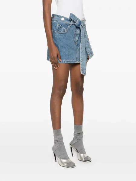 Mała mały spódnica mini The Attico niebieska