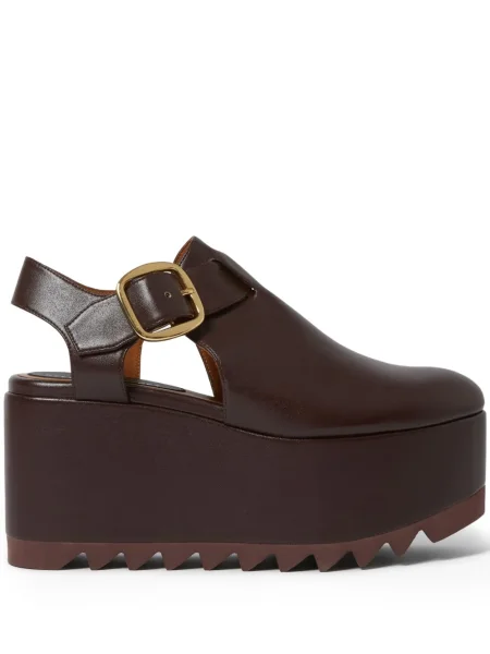 Полуотворени обувки Stella Mccartney кафяво