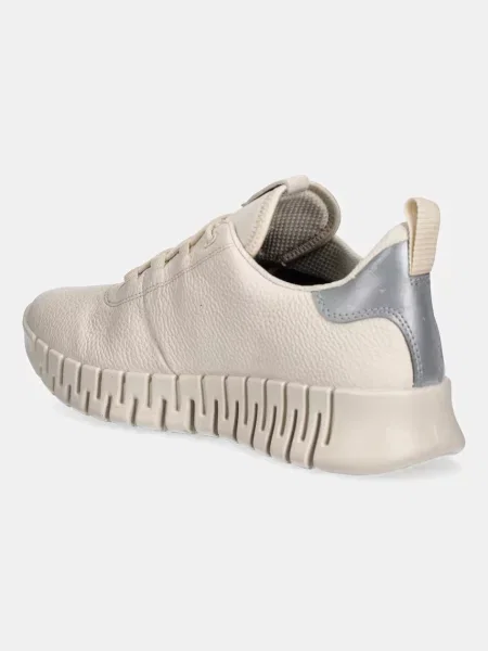 Kožené tenisky Ecco Gruuv Sneaker Lea Gtx dámské béžová