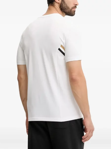 Tricou Boss cu dungi alb