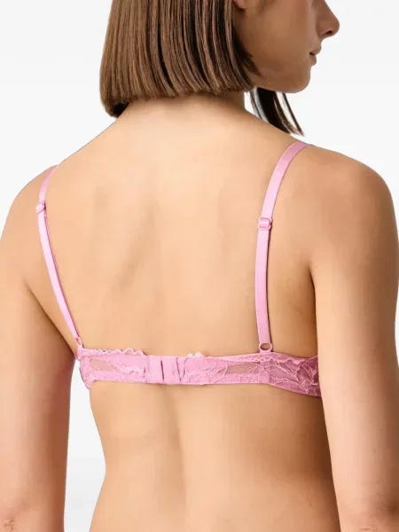 Sutien Guess din dantelă roz
