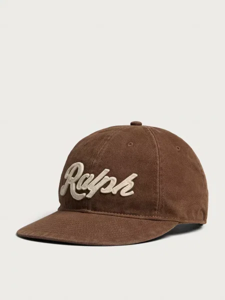 Czapka z daszkiem Polo Ralph Lauren brązowa
