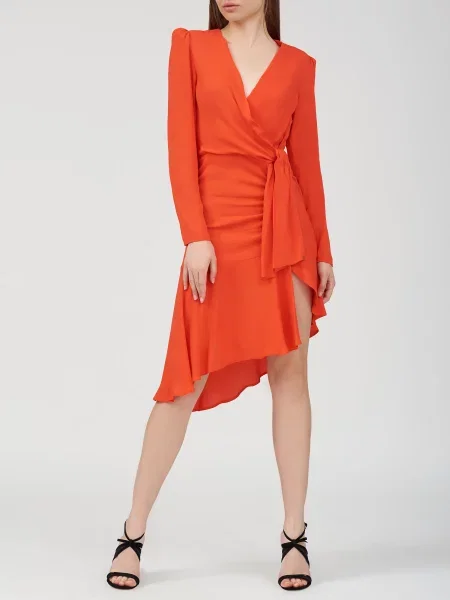 Платье Elisabetta Franchi оранжевое