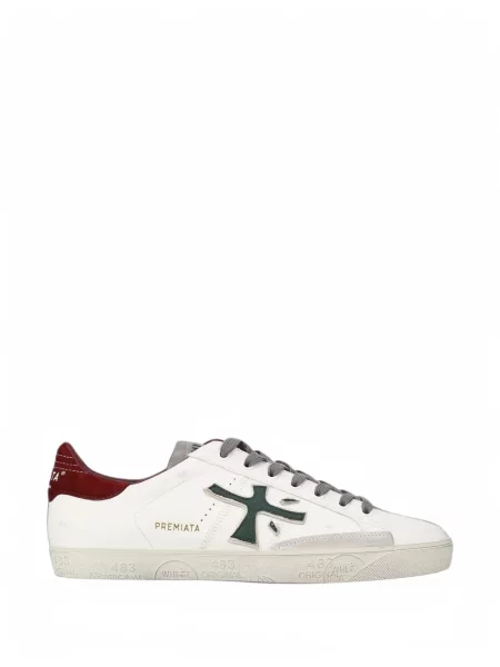 Sneakerși Premiata cu autograf alb