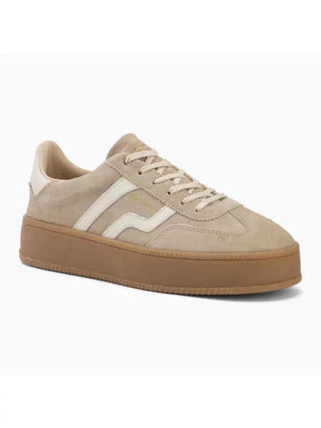 Boty GANT Cuzmani light beige/off white bílé