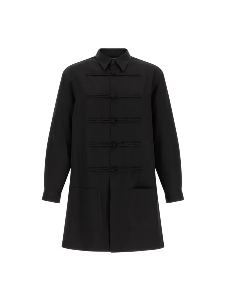 Koszula Yohji Yamamoto wełniana czarna