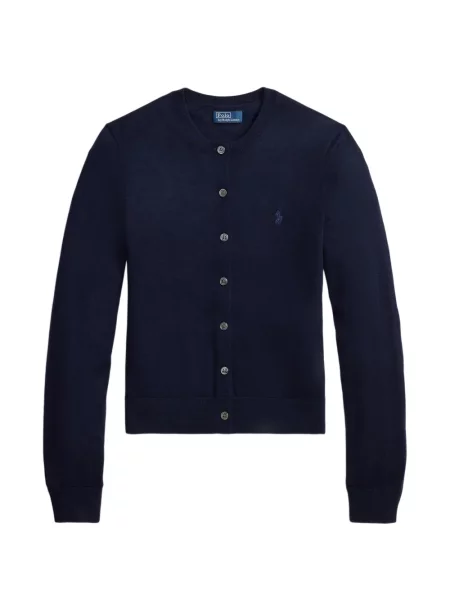 Велурени бягане с яка чорапи Polo Ralph Lauren синьо
