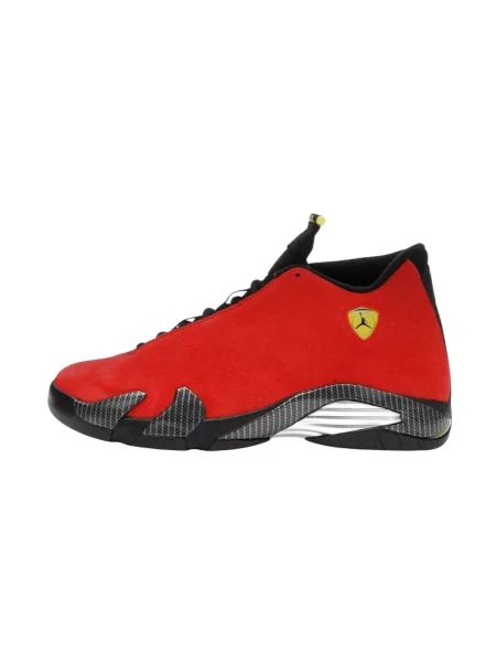 Lniane sneakersy Jordan 14 Retro retro czerwone