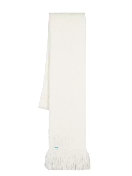 Fular Alanui tricotate alb
