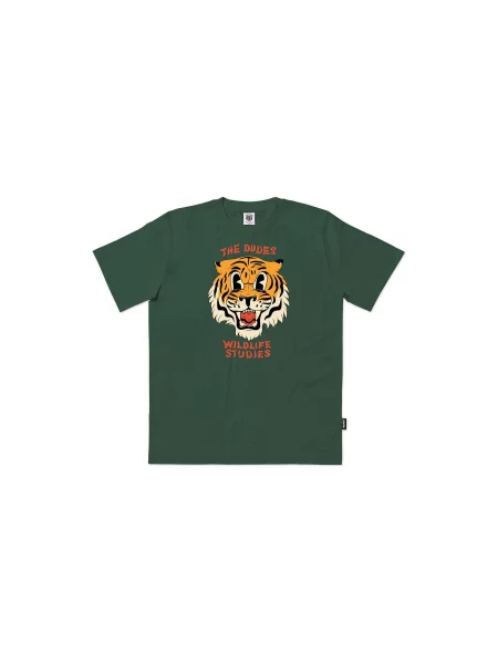 The Dudes Wildlife Studies Classic T-Shirt Mężczyźni Koszulki The Dudes Size: M zielony