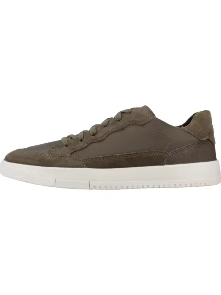 Sneakersy Geox skórzane zielone