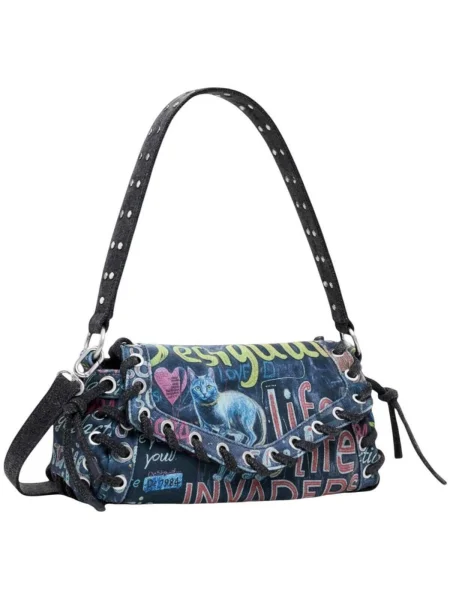Geanta crossbody Desigual negru