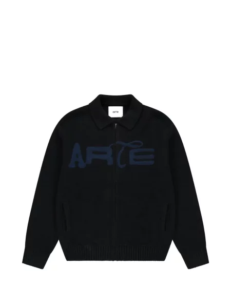 Cardigan Arte Antwerp cu broderie negru