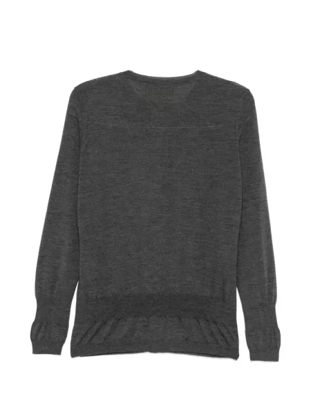 Cardigan Plan C cu volane gri