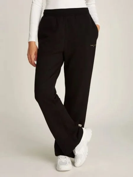 Tommy Jeans Pantaloni de trening | Relaxed fit negru