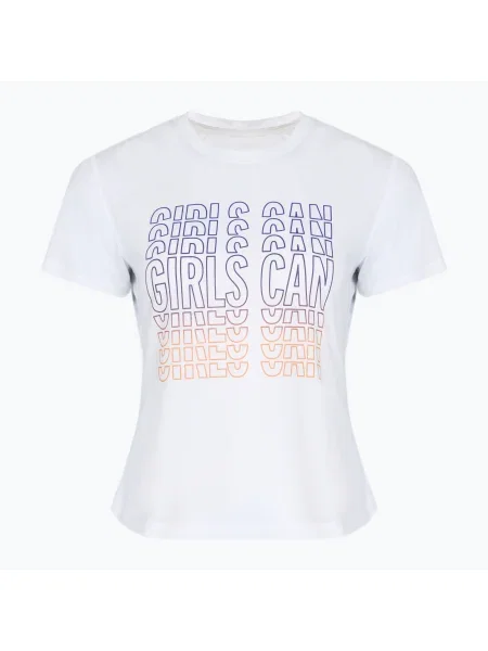 Tricou de alergare pentru femei Brooks International Day white/purple/orange alb