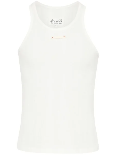 Плетена риза Maison Margiela бяло