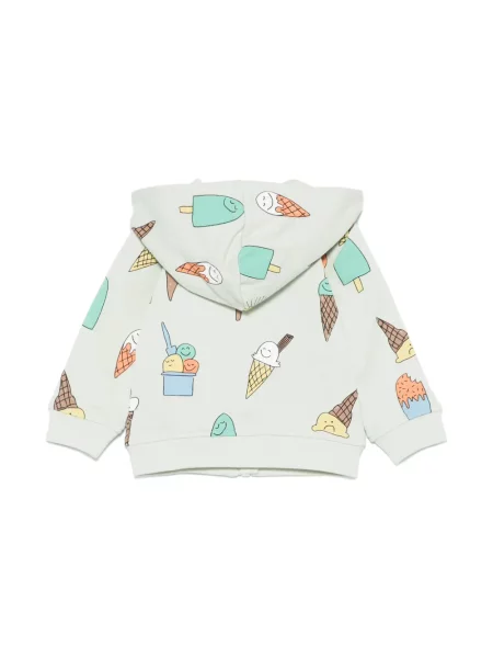 Bluza z kapturem dziecięca Stella Mccartney zielona