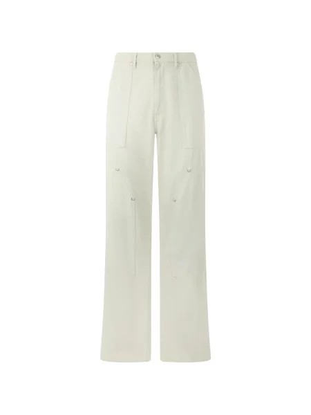 Pantaloni Moschino alb